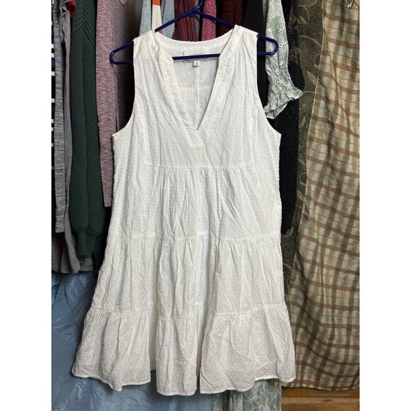 POMANDER Women's Blue Sleeveless Shift Dress Sz M - Picture 1 of 6